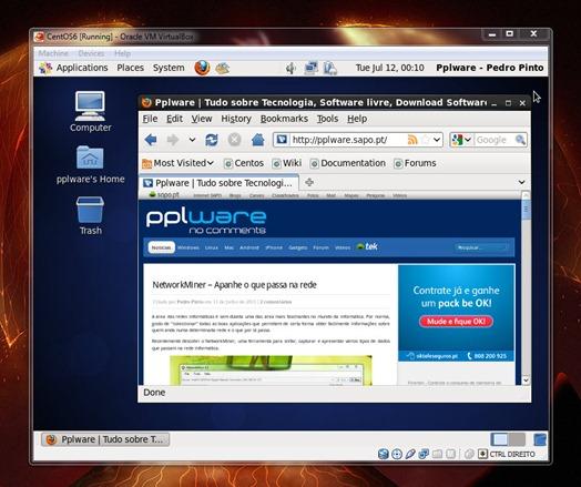 Aprenda a instalar o CentOS 6 no VirtualBox Date : 12 de Julho de 2011 Como é hábito da nossa parte, costumamos marcar o lançamento de algumas distribuições Linux com um pequeno tutorial com o