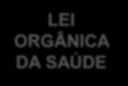 LEI ORGÂNICA DA SAÚDE 8.080/90 8.