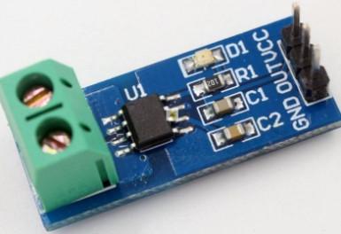 ACS712 O módulo de leitura de corrente utilizado neste Lab possui o sensor ACS712 da empresa Allegro MicroSystems. A imagem deste módulo está indicada abaixo.