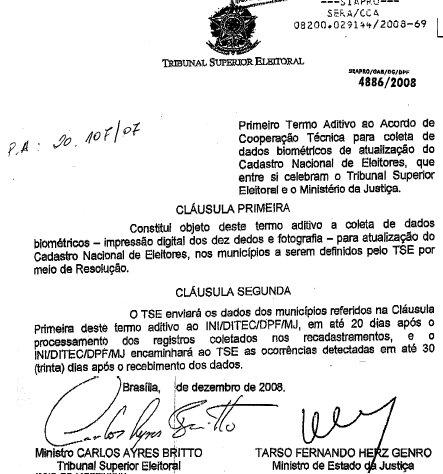 No país que mais concentra poderes no processo eleitoral... Lei nº 7.444/85 Art.