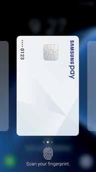Aplicativos 3 Ler e concordar com os termos e condições. 4 Registre suas digitais para usá-las para efetuar pagamentos. 5 Crie um PIN para usá-las para efetuar pagamentos.