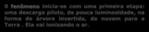 tempestades (responsáveis pelos raios) apresentam, geralmente, cargas elétricas positivas na