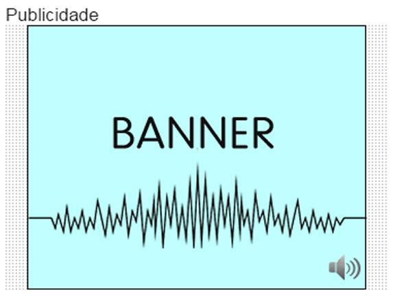 Interação com clique no botão de áudio