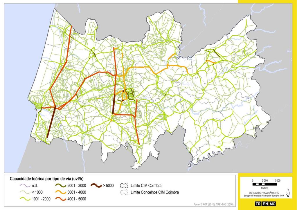 Via Designação Municípios da CIM RC servidos A1 Autoestrada do Norte - ligação Lisboa-Porto Cantanhede - Mealhada - Coimbra - Condeixa-a-Nova - Soure A13 A13-1 Autoestrada do Pinhal Interior ligação