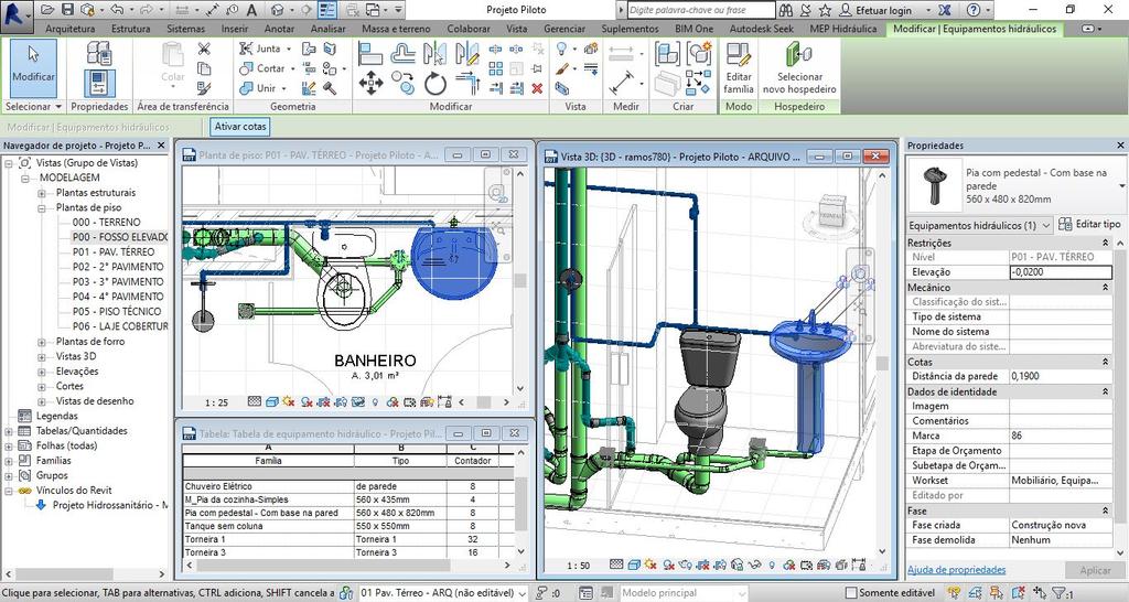 61 Figura 3 - Tela do Revit mostrando os detalhes de montagem das instalações. Fonte: Sienge (2016). 2.3.1.2 ArchiCAD O ArchiCAD é uma ferramenta BIM desenvolvido pela Graphisoft Virtual Building Explorer (VBE), como função a modelagem de informações de construção (BIM).