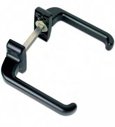 Muleta com mola de recuperação Springloaded handle for doors Manilla con muelle de recuperacción para puertas Béquille avec ressort de récupération pour portes LINHA REFLEX 305 A Ref.