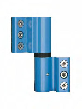 Dobradiça p/ porta ambidestra para câmara europeia Reversible door hinge for E.