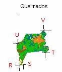 Fig. 2 - Distribuição espacial do uso da terra nos municípios da
