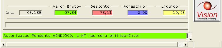 Balconista de Peças Capitulo 02 Modelo do orçamento fornecido ao cliente: Ao entrar na opção N.