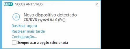 Se o seu computador estiver apresentando sinais de infecção por malware, por exemplo, estiver mais lento, travar com frequência, etc.