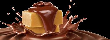 CARAMELO COBERTO COM CHOCOLATE AO LEITE caramel covered with milk