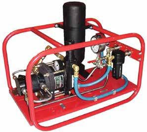 Os Amplificadores de Ar Haskel têm o mesmo princípio de funcionamento que os booster para gases e as bombas hidropneumáticas que são acionados a ar comprimido e multiplicam o gás de suprimento, a