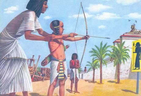 O FARAÓ : UM DEUS NA TERRA A educação do faraó começa desde a mais tenra idade.