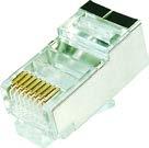 leds para RJ45 e cabo coaxial FICHA MODULAR