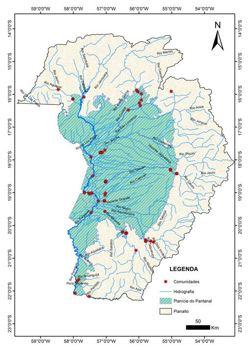 ENTENDENDO OS CICLOS HIDROLÓGICOS DO PANTANAL de 300 rios, diversas vazantes, corixos e baías, que podem ser conectadas, ou não, por canais temporários.