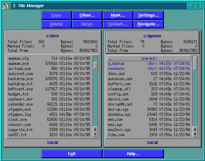 3.6 [0.5]A figura seguinte ilustra a interface utilizador de um sistema de gestão de ficheiros. Quais as regras de desenho de ecrãs que foram seguidas por quem desenvolveu esta interface?