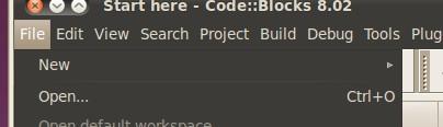 abrir um projecto através do File browser basta aceder à pasta do projecto e fazer duplo