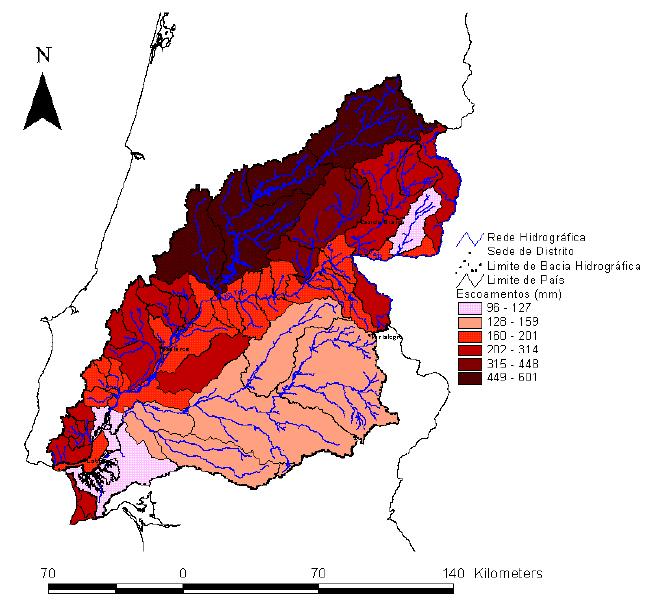 A sub-bacia de rio Maior (Figura 4.5.3) abrange totalmente o concelho de Rio Maior e parcialmente os concelhos de Alcobaça, Azambuja, Cadaval, Cartaxo, Porto de Mós e Santarém.