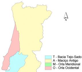 4.5.2.2 Águas Subterrâneas Análise Regional Na bacia hidrográfica do Tejo, mais propriamente na zona de intervenção, identifica-se uma grande unidade geológica denominada Orla Ocidental (Figura 4.6.