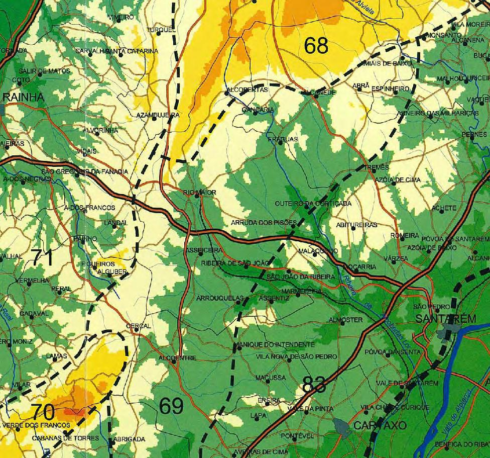 Fonte: Contributos para a Identificação e Caracterização da Paisagem em Portugal Continental,