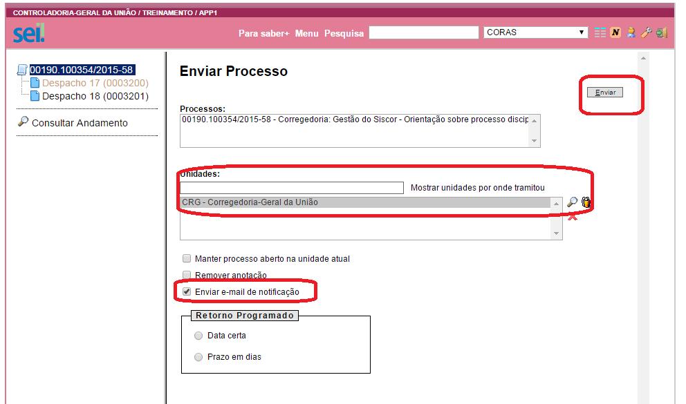 n. O Secretário-Executivo da CCC recebe o processo.