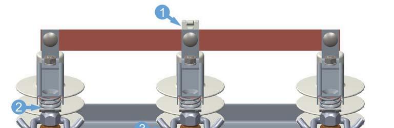 C ARACTERÍSTICAS 1- Conector Paralelo - Em Bronze estanhado para cabos de 10 a 120 mm². Para facilidade de conexão permite acomodar até dois condutores de diferentes bitolas.