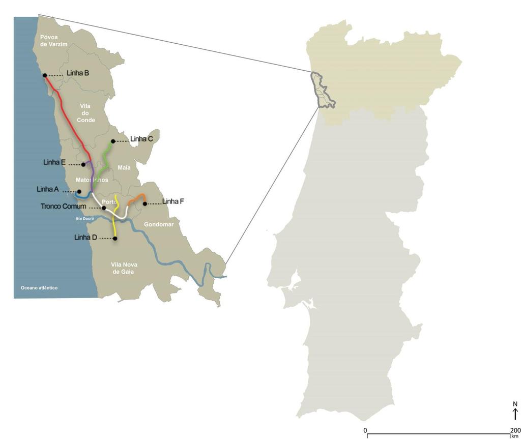 FCUP 51 08 Anexos Anexo 1 - Enquadramento geográfico da Rede de