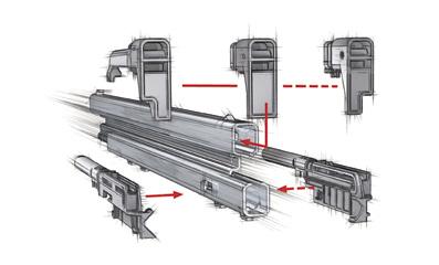 Quadro Compact HD Aplicação Sistema modular/possibilidades de montagem Aplicação A