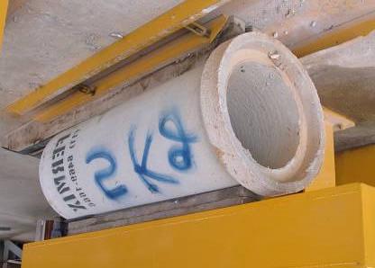 competitividade da fibra como redutora de custos devido a perdas na produção de tubos de concreto para águas pluviais.