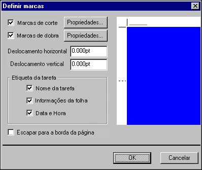 6-8 Recursos avançados do DocBuilder Pro Como o conjunto de marcas necessário varia de acordo com a tarefa, o DocBuilder Pro permite que você defina o conjunto de marcas da impressora exibido.