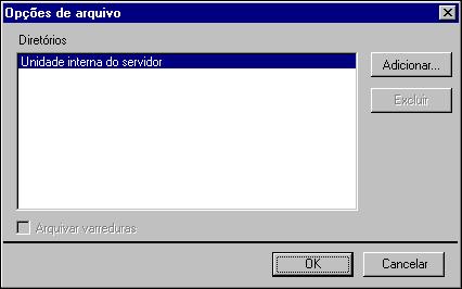 3-29 Utilizar o Registro de tarefas 4. Clique em Adicionar para arquivar a tarefa externamente no disco rígido da Command WorkStation ou da Command WorkStation LE ou em um dispositivo na rede.