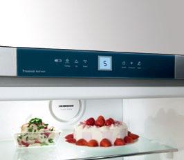 Modularidade: Seus módulos permitem compor conjuntos de refrigeradores de embutir conforme as necessidades de sua cozinha. Iluminação por LED: Nos compartimentos do refrigerador e BioFresh.