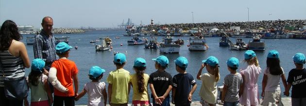 VISITA À LOTA - 8º ANO Alunos do 8º ano Início 3º período Durante a visita, os participantes podem observar peixes