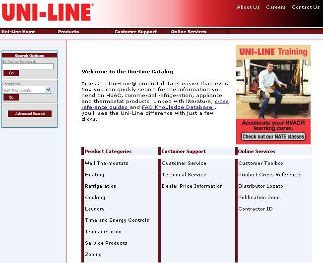Ferramentas do Website: www.uni-line.