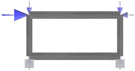 Naturalmente que a consideração da contribuição da parede, com tijolo furado tradicional 30x20x22, ligado e rebocado com argamassa da classe de resistência M5, para a resistência do pórtico a