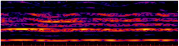 Se analisarmos um tubo sonoro com essas características verificamos que esses picos de ressonância ou formantes são de 500, 1500, 2500 e 3500 Hz.