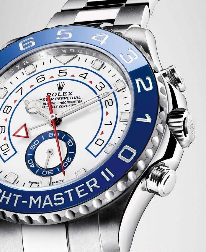 Oyster Perpetual YACHT-MASTER II Rolex Baselworld 2017 11 O RELÓGIO DO VELEJADOR O novo Oyster Perpetual Yacht-Master II, um cronógrafo de regata único no gênero destinado aos aficionados pelo