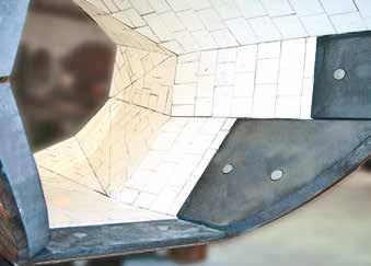cerâmica de carboneto de silício Tremonha octogonal sujeita a