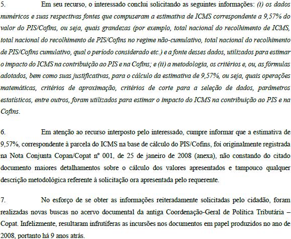 e se manifestou por meio da Nota SIC Cetad/Coest nº 192, de 29 de agosto de 2017, no seguinte sentido: Documento de 6 página(s) assinado