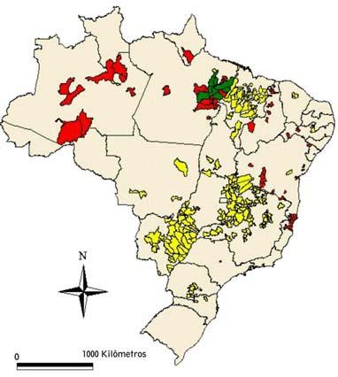 Mapa 3 Trabalho infantil na Produção de Carvão