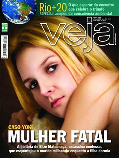 Figura (2) CASO YOKI, MULHER FATAL. Veja, Ano 45, nº 24, junho/2012 Os dois começaram a viver uma verdadeira história de amor. Nos primeiros anos, tudo corria bem.