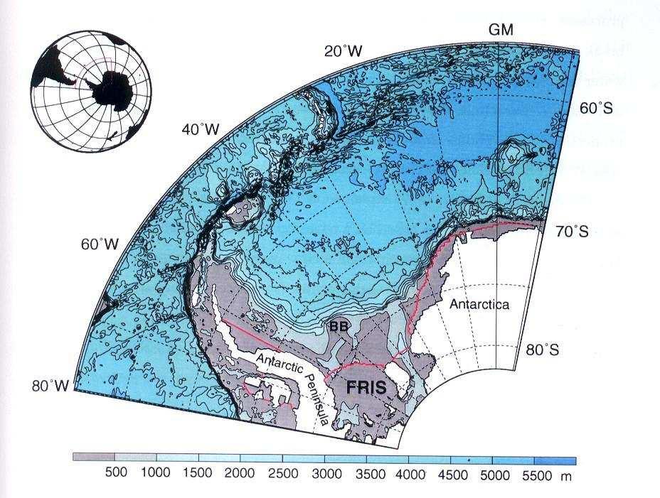 CAPÍTULO 1. INTRODUÇÃO 1 plataforma de gelo (Grosfeld et al., 1997) é o resultado característico de exportação de massa d água dessa região.