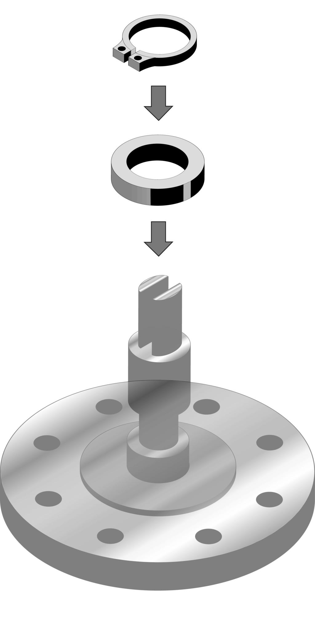 Montagem Figura 2-18: Posicionamento do medidor (longe de acúmulos depositados) 2.