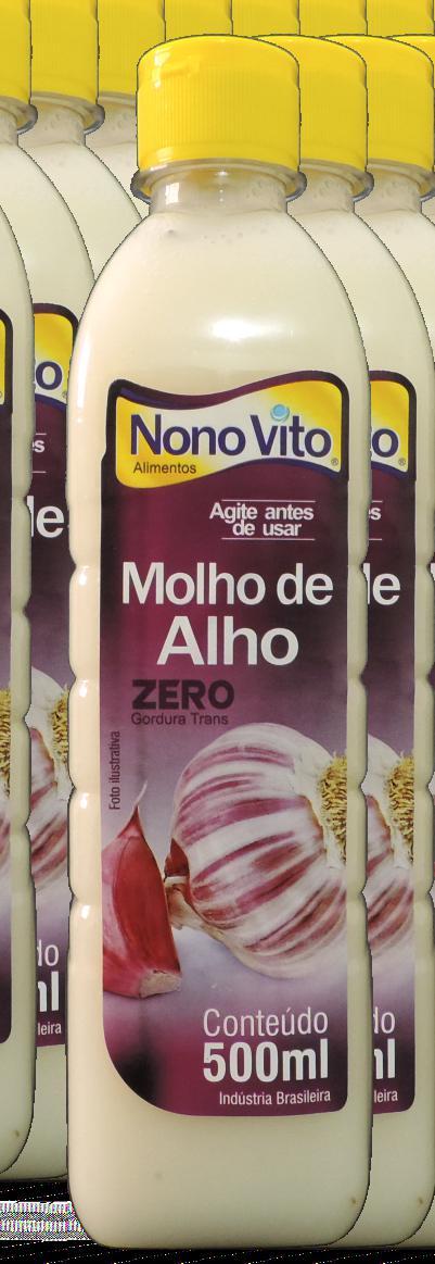 com alho 150 ml Molho de