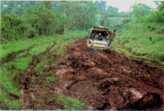 Hierarquização para orientar manutenção de rodovias não-pavimentadas página 22 Figura 14 Formato ideal de seção transversal de rodovia não-pavimentada (PIARC, 1982) O que se segue é uma tentativa de