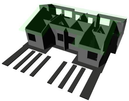 115 (a) (b) Figura 66: modelo BIM 4D da unidade base do empreendimento M1. (a) casa modelo A com o sequenciamento correto; (b) casa modelo A com erro no sequenciamento paredes executadas sem radier.