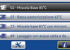 TEMPERATURA DE PASTEURIZAÇÃO O software propõe temperaturas de pasteurização e maturação tradicionais ou