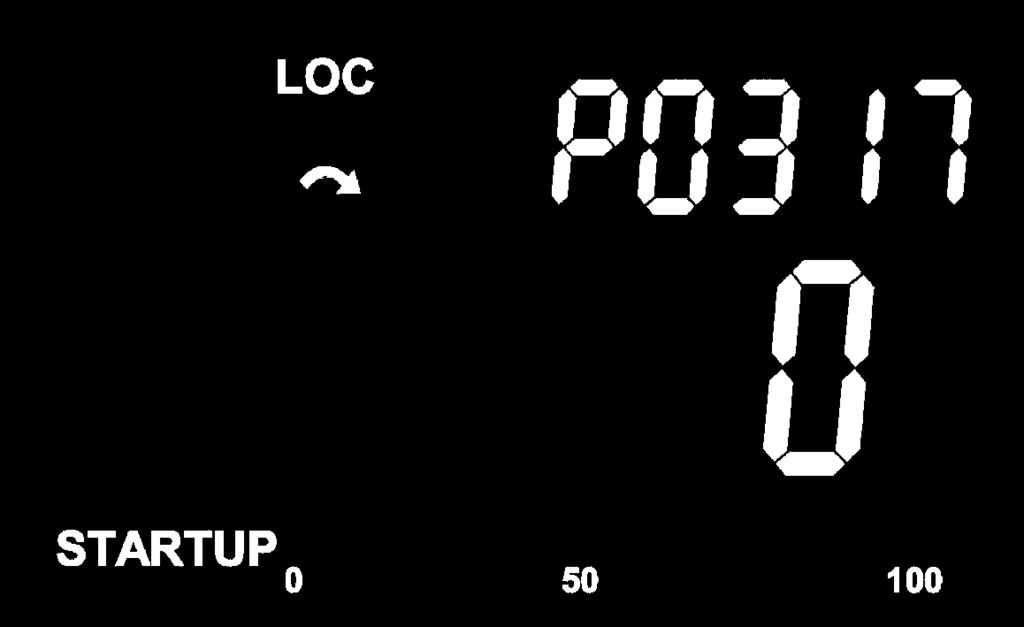 Controle Vetorial Seq. Ação/Resultado Indicação no Display Seq. Ação/Resultado Indicação no Display 1 -- Modo monitoração. -- Pressione a tecla ENTER/MENU para entrar no 1 nível do modo programação.