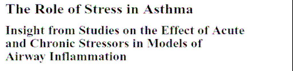 Ann N.Y Acad Sci, 2006 Stress, ansiedade,depressão.