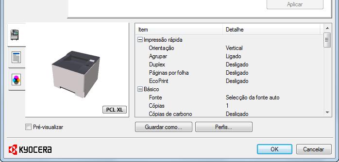 Imprimir a partir do PC > Imprimir a partir de PC Imprimir a partir de PC Esta secção apresenta o método de impressão utilizando o KX DRIVER.